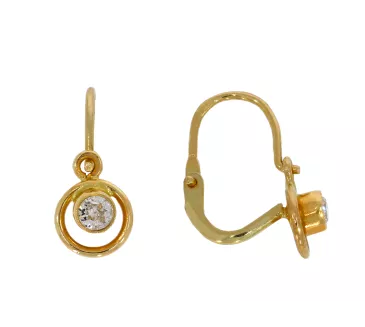 Detské zlaté náušnice 3134