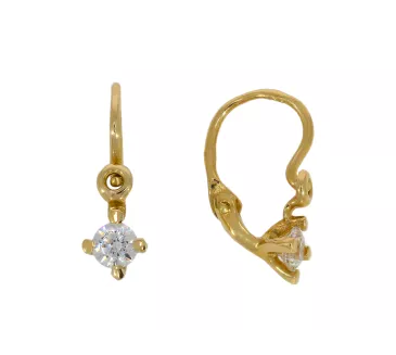 Detské zlaté náušnice 3138