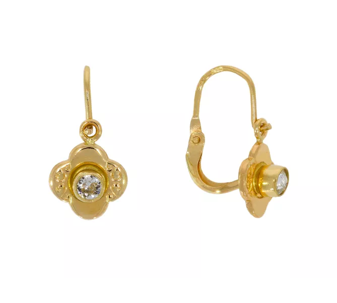 Detské zlaté náušnice 3154