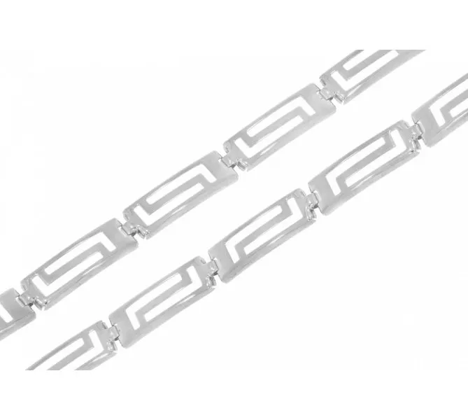 Náhrdelník z bieleho zlata 145