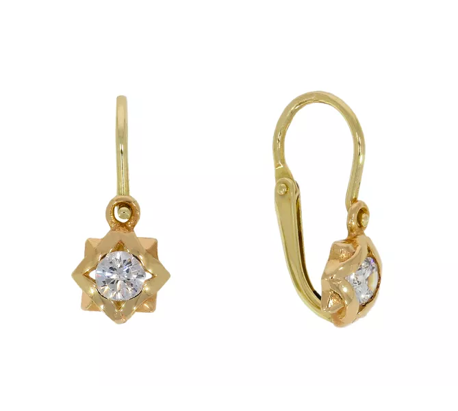 Detské zlaté náušnice 3159