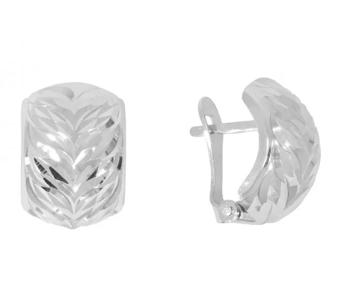 Náušnice z bieleho zlata 2579