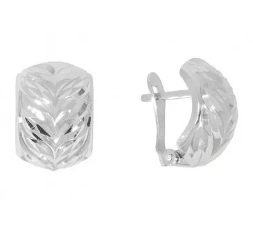 Náušnice z bieleho zlata 2579