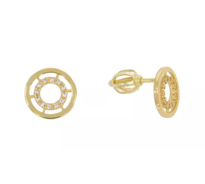 Zlaté náušnice 3757