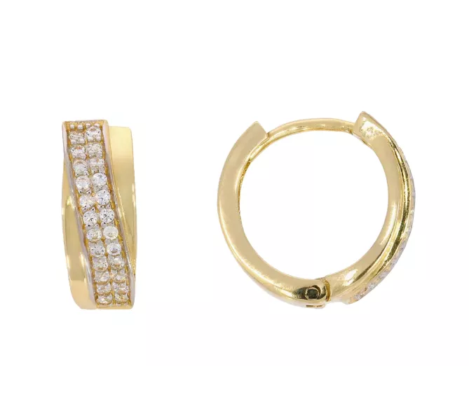 Zlaté náušnice 3811