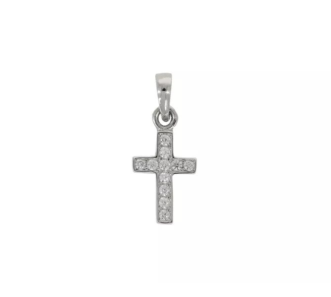 Prívesok z bieleho zlata 1260