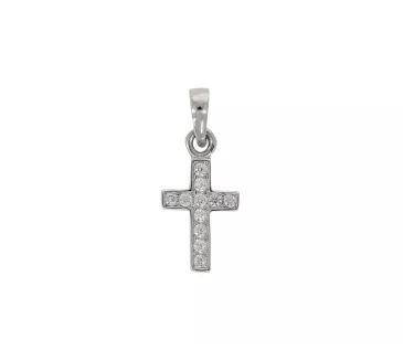 Prívesok z bieleho zlata 1260