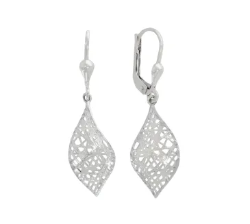 Náušnice z bieleho zlata 4190
