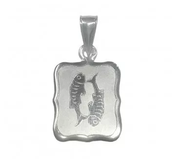 Prívesok z bieleho zlata 253