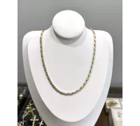 Zlatý náhrdelník a náramok 020