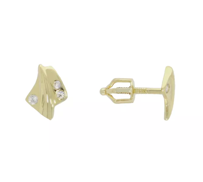 Zlaté náušnice 3833