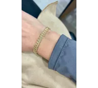 Zlatý náhrdelník a náramok 153