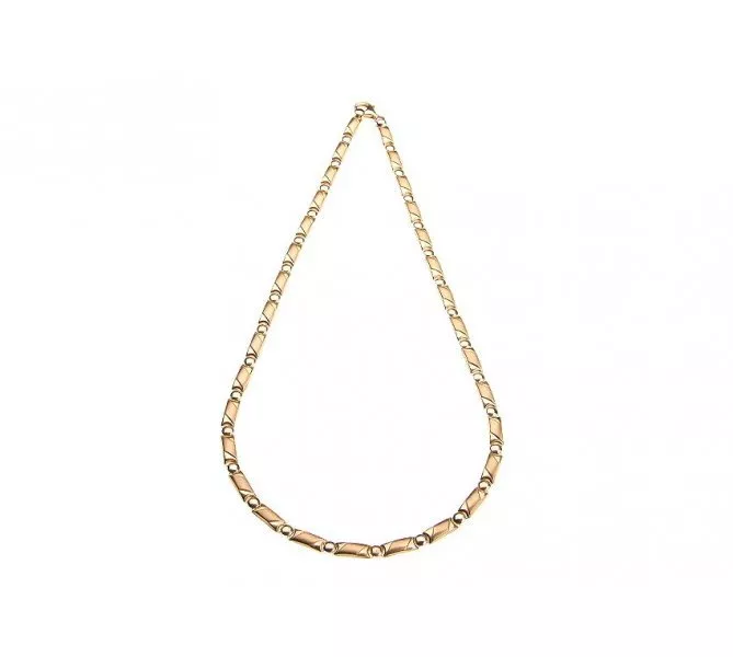 Zlatý náhrdelník a náramok 007