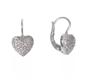 Náušnice z bieleho zlata 1527