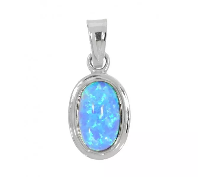 Prívesok z bieleho zlata 972