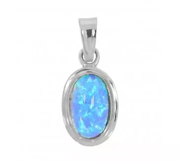 Prívesok z bieleho zlata 972