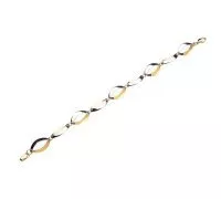 Zlatý náhrdelník a náramok 018