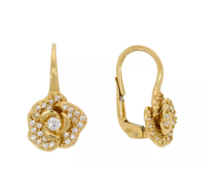 Zlaté náušnice 3456