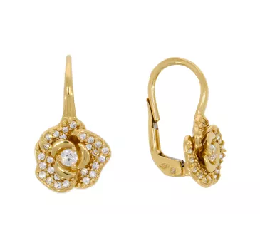 Zlaté náušnice 3456