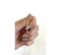 Zlaté náušnice 3455