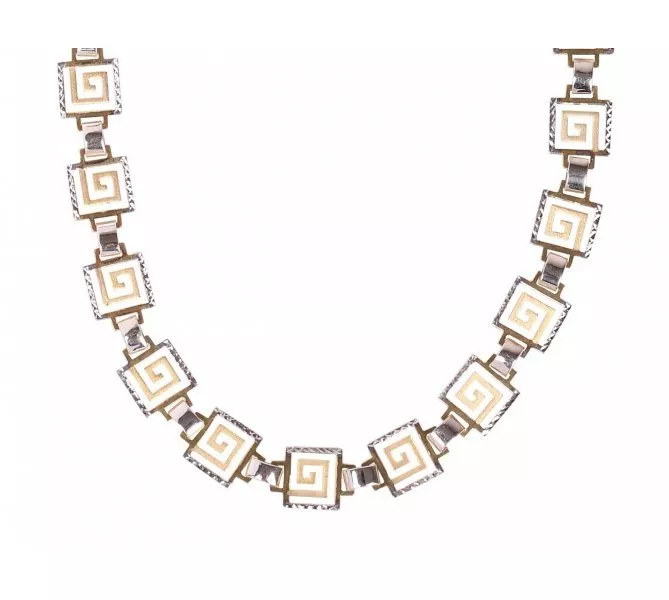 Zlatý náhrdelník a náramok 132