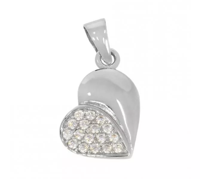 Prívesok z bieleho zlata 987