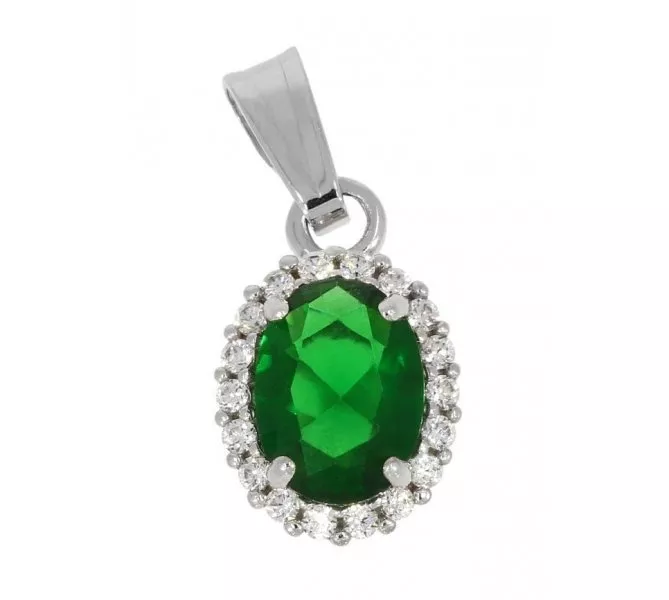 Prívesok z bieleho zlata 849