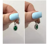 Prívesok z bieleho zlata 849