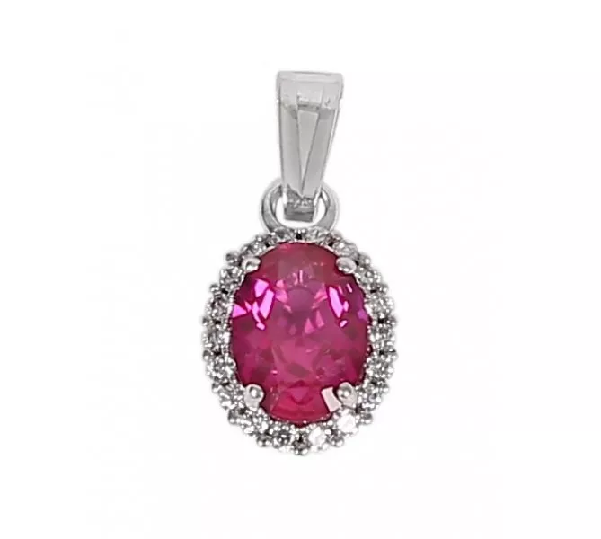 Prívesok z bieleho zlata 471