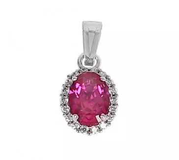 Prívesok z bieleho zlata 471