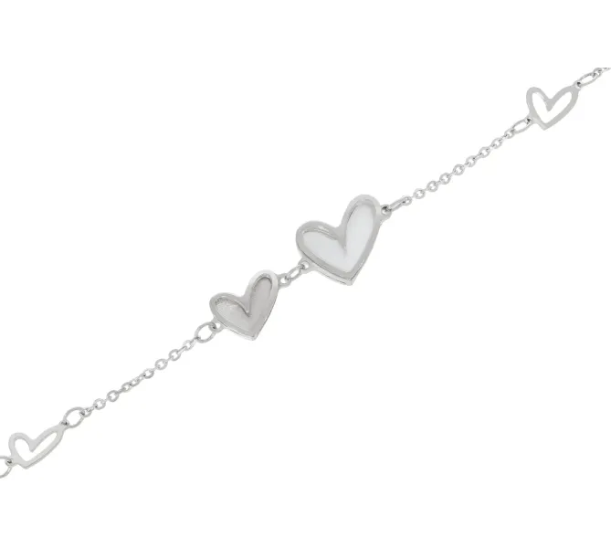 Náramok z bieleho zlata 1372