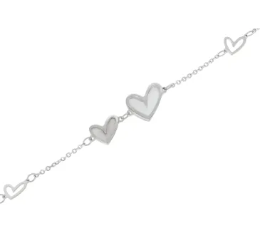 Náramok z bieleho zlata 1372