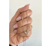 Retiazka z bieleho zlata 1406