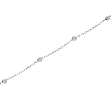 Retiazka na nohu z bieleho zlata 286