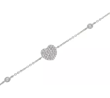 Náramok z bieleho zlata 1251