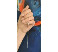 Náramok z bieleho zlata 1251