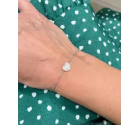 Náramok z bieleho zlata 1251