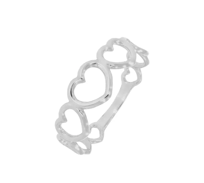 Prsteň z bieleho zlata 2588