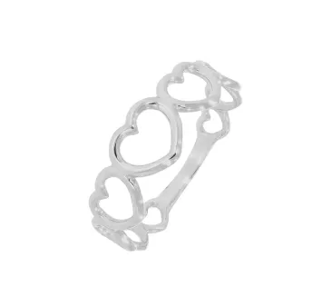 Prsteň z bieleho zlata 2588