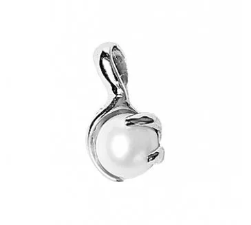 Prívesok z bieleho zlata 155