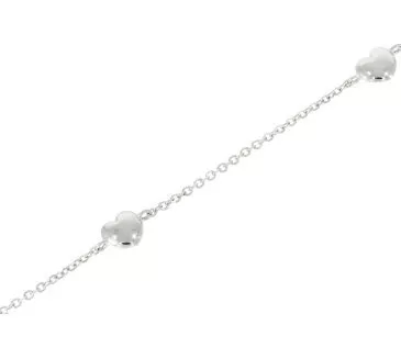 Náramok z bieleho zlata 1121