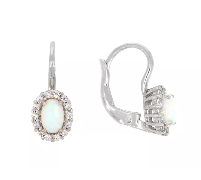 Náušnice z bieleho zlata 3469