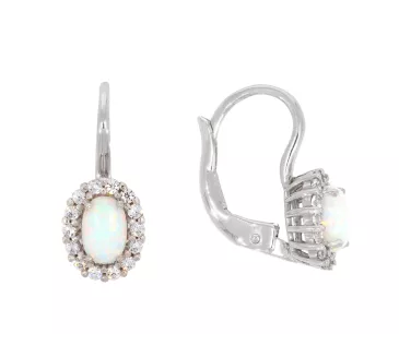 Náušnice z bieleho zlata 3469