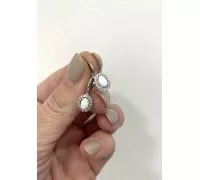 Náušnice z bieleho zlata 3469