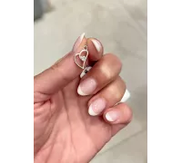 Prívesok z bieleho zlata 1401