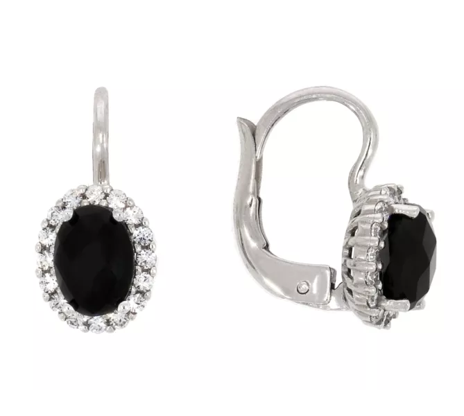 Náušnice z bieleho zlata 3470