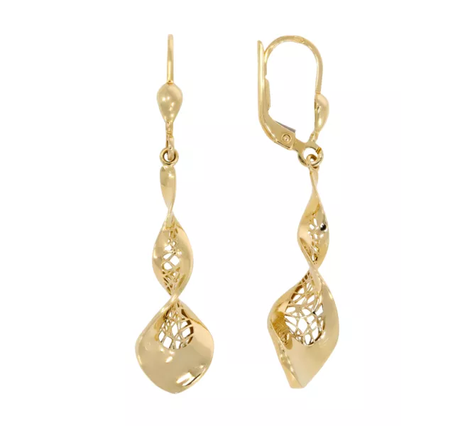 Zlaté náušnice 3465