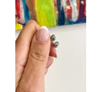 Náušnice z bieleho zlata 3843