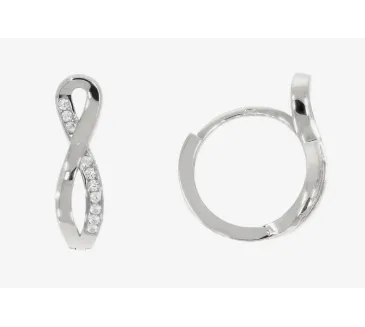 Náušnice z bieleho zlata 4231