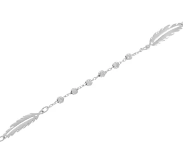 Náramok z bieleho zlata 1253